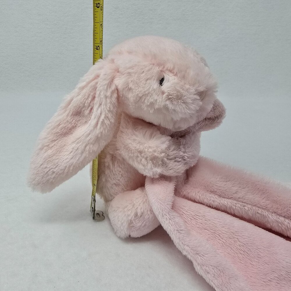 Jellycat Pink Bashful Bunny Soother Lovey Security Blanket Soft Plush Baby Toy - Picture 5 of 12